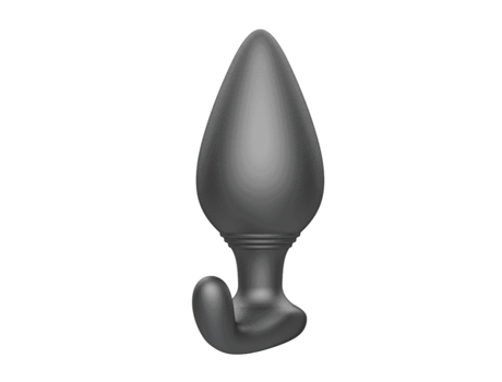 ONINDER VIBRATING ANAL PLUG BLACK - FREE APP