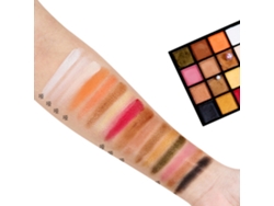 Paleta de sombras de ojos Sunflare de 16 colores, mate, brillante y resistente al agua