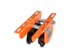 Carretilla manual Succebuy de 2200 lb/1 tonelada con cabrestante eléctrico, viga en I ajustable de 2,68 a 4,33 pulgadas