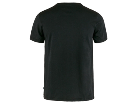 Camiseta de Hombre FJÄLLRÄVEN Logo Negro (XL)