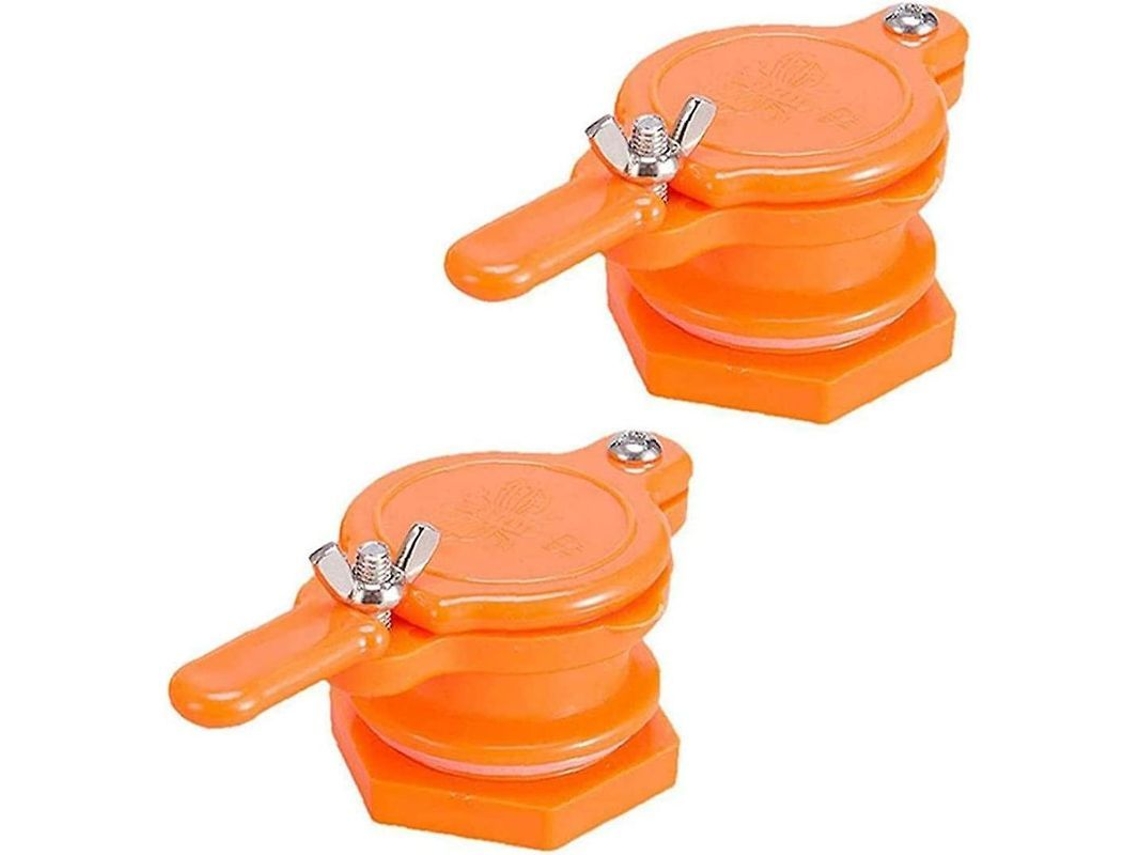 Herramienta De Envasado Válvula Grifo Miel 44mm, Acero Inoxidable, 2 Piezas, Herramientas Apícolas