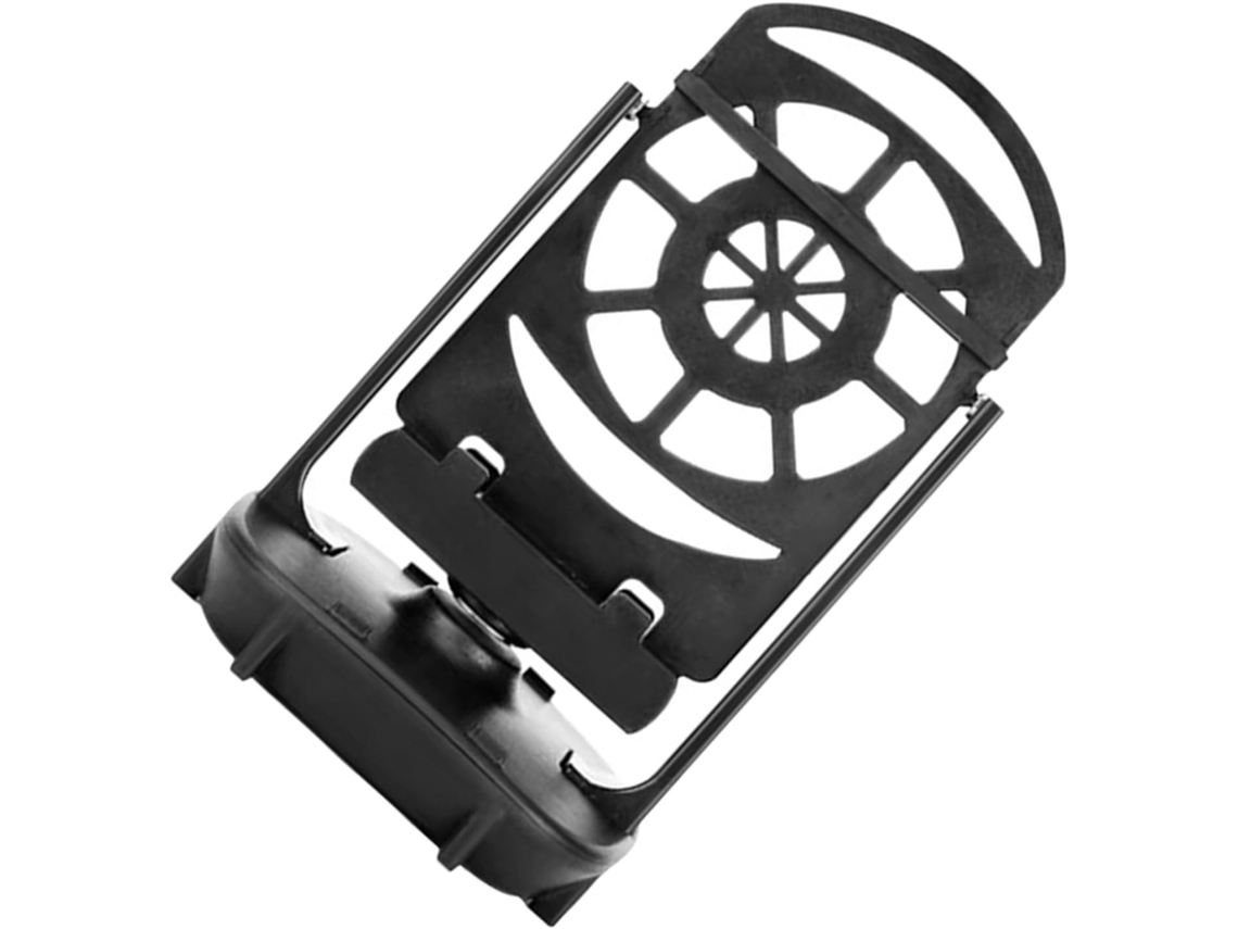Soporte De Mostrador Oscilante Doble Negro Para Teléfono, Diseño