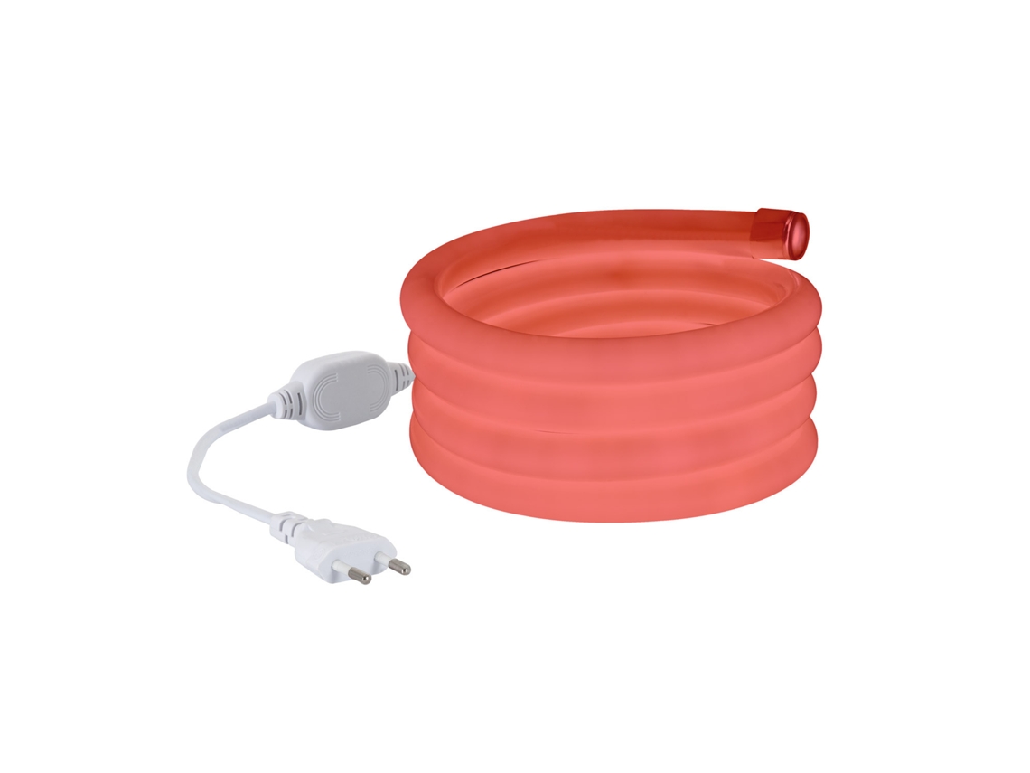 Tira Neón LED Regulable 220V AC 120 LED/m Circular 360 Rojo IP67 a Medida Corte cada 100 cm