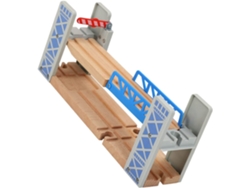 Juego De Construcción De Puente Ferroviario Elevado De Madera Para Niño.