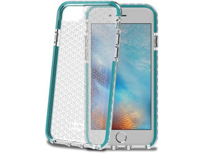 Funda iPhone 7 CELLY Hexagon Azul