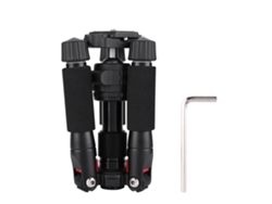 NEVEANCE Trípode Extensible Mini Portátil K521 para Cámara DSLR y Sin Espejo Rojo