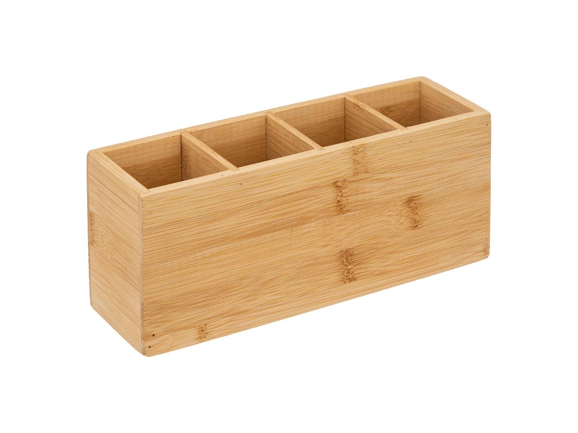 Organizador de Bambú de 4 Compartimentos 5 FIVE SIMPLY SMART