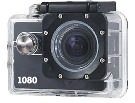 Action Cam KLACK 1080 Negro (Full HD)