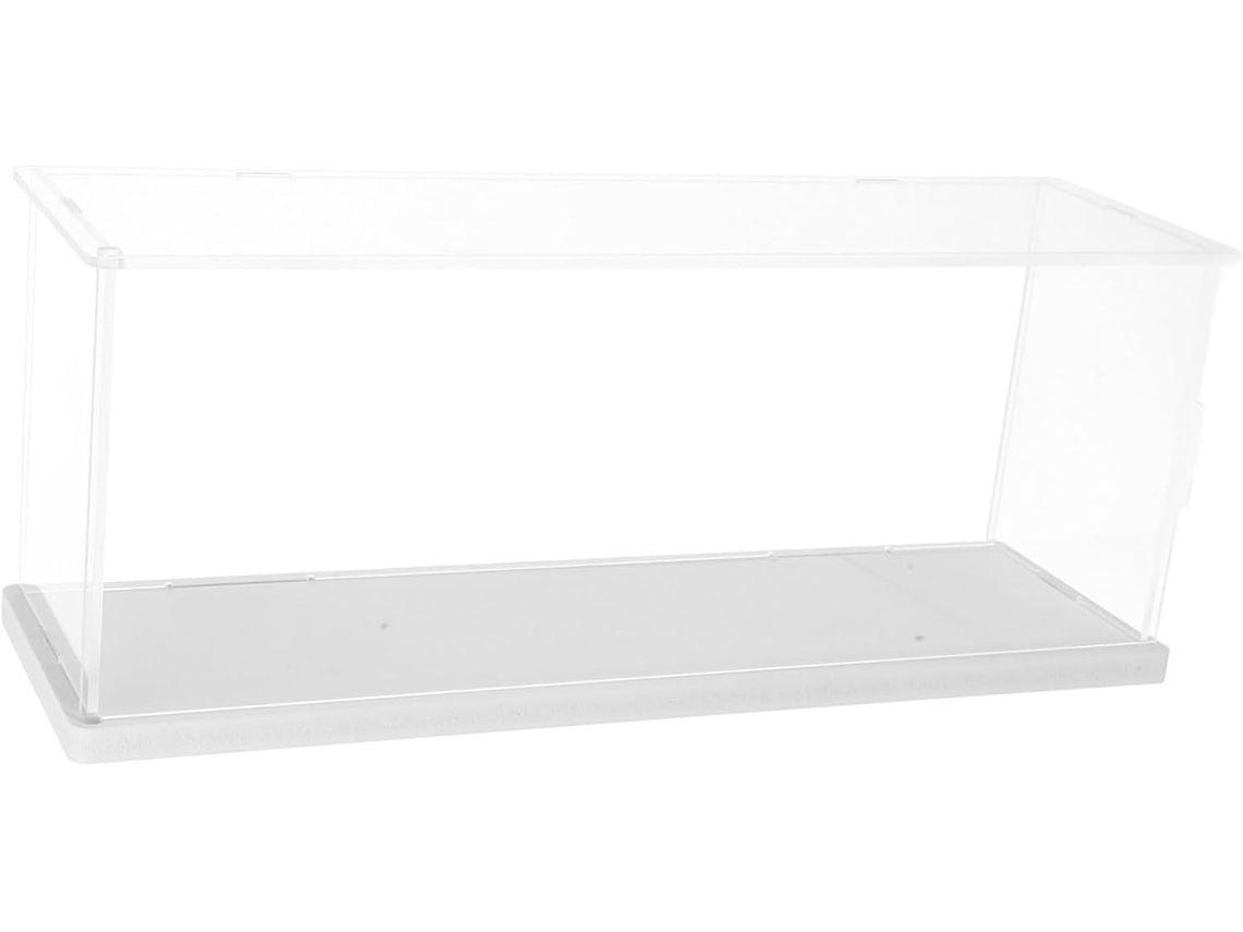 Vitrina transparente para objetos de colección, cubo expositor para figuras y muñecos, vitrina expositora de sobremesa.