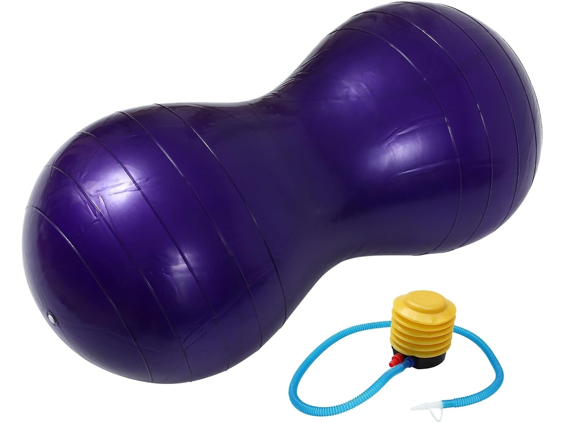 Pelota De Ejercicio De Pvc Para Yoga Y Otras Actividades, Con Forma De Cacahuete Y Capacidad De Peso Reforzada.