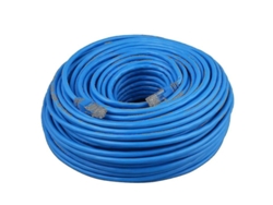 Cable De Red Plano Cat6 Utp Rj45 De 50 M, 1000 Mbps/1 Gbps, Pvc Azul, Compatible Con Cat5/e/6 Eia/tia-568