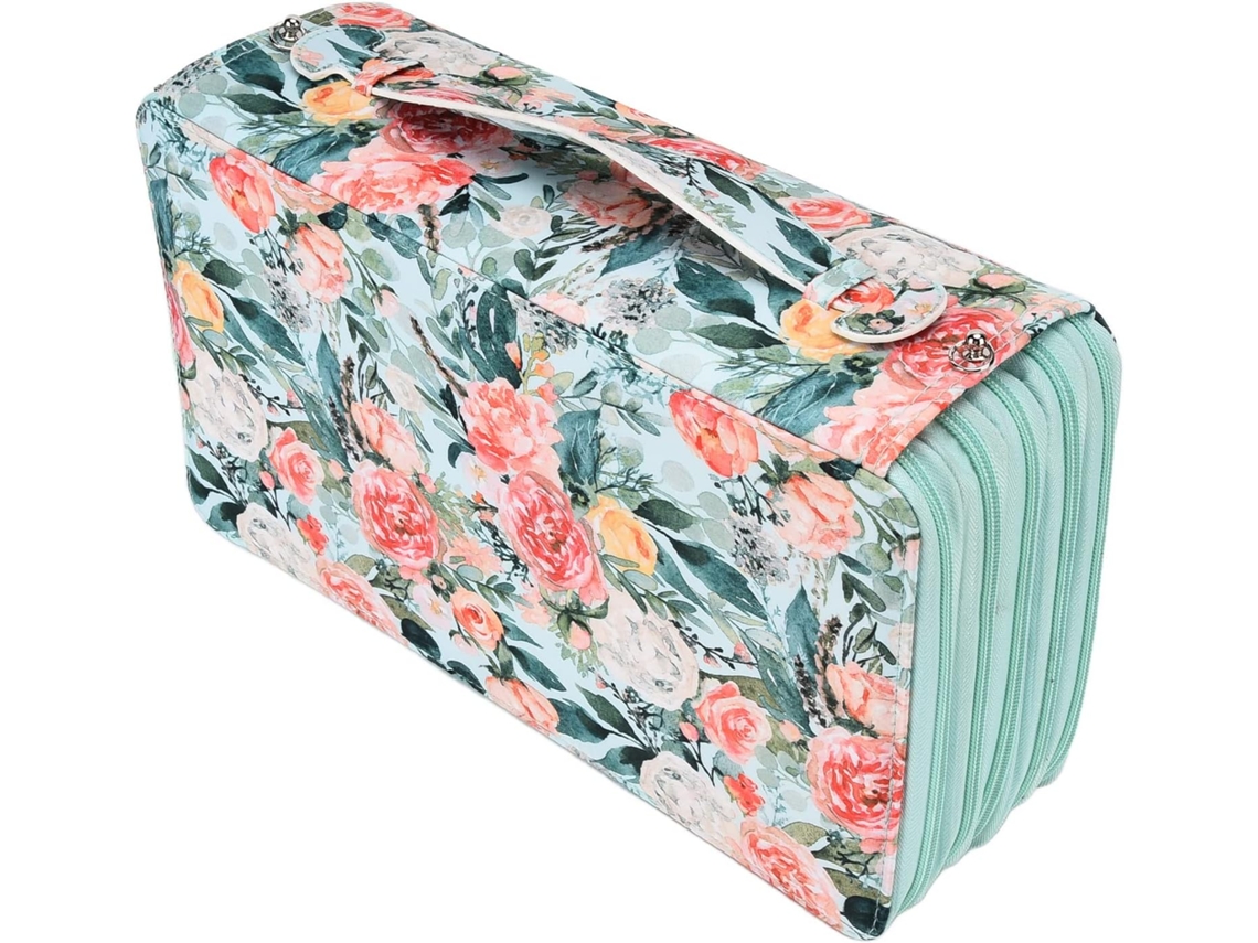 Estuche Para Lápices Ligero Y Elegante De Gran Capacidad Para La Escuela, Color Rosa.