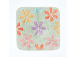 Homescapes Floral Mutlicolour Cotton Shower Mat