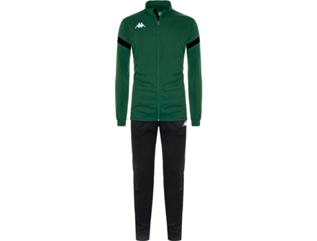 Chándal Unisexo KAPPA Dalcito Verde (Talla: 14 Años)