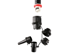 Adaptador Convertidor Multifuncional Para Bomba Inflable Con 4 Estándares Para Botes Inflables, Lanchas, Canoas Y Kayaks.