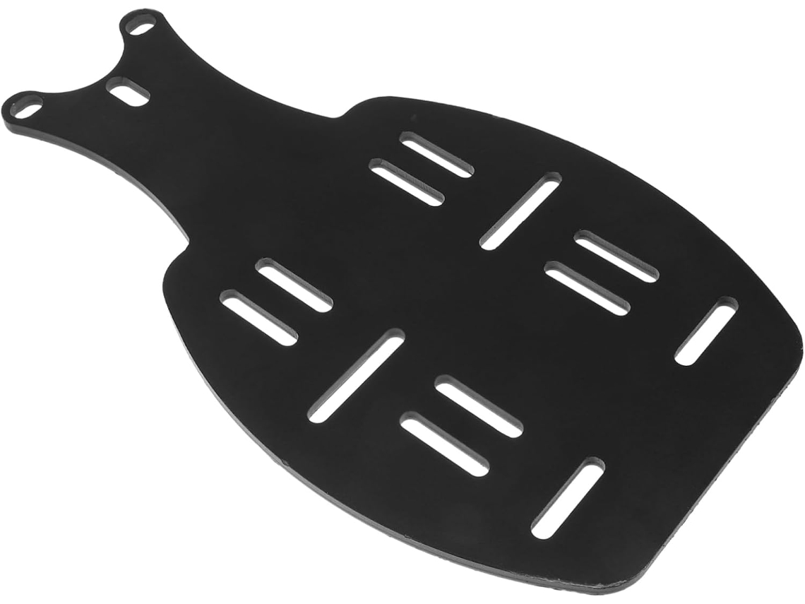 Soporte universal para maletero de vehículos eléctricos, estructura metálica robusta, fácil instalación, cómodo.
