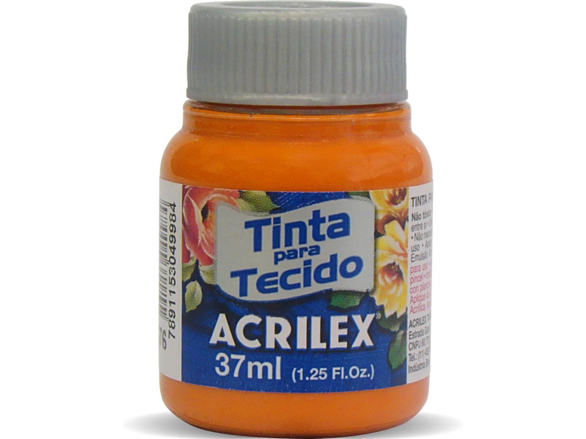 Tinta de Tela Mate Acrilex Cenoura (04140/576 37ml)