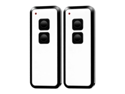 Control Remoto Para Puerta De Garaje De 433,92 Mhz Para Novotron 502 Max43-2, Mini-, Paquete De 2, Color Blanco Y Negro.