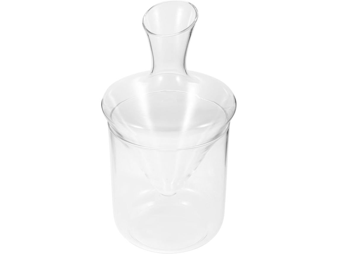 1 Pieza De Cubitera De Cristal Transparente Con Diseño Oblicuo Para Ocasiones Especiales.