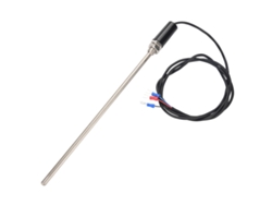 Sonda Termocupla Pt100 Sensor De Temperatura Con Cable De Acero Inoxidable 300mm