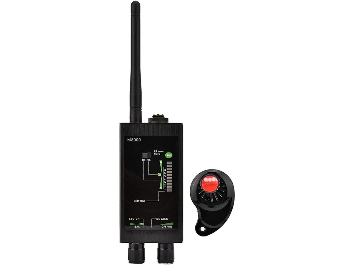 Detección precisa de cámara con detector antiespía de alta frecuencia 1,2 g/2,4 g Negro 25 35 m Negro Preciso Yizhood