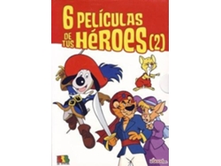 DVD Pack 6 Películas De Tus Héroes II Vol 2 (Edición en Español)