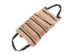 Bolsa De Herramientas Enrollable Con 5 Bolsillos, Lona Multifuncional, Organizador Portátil Para Destornilladores Y Alicates.
