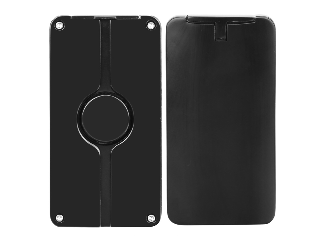 Encendedor portátil a prueba de viento - Regalo para hombre - Ágata negra