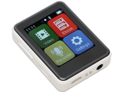 Reproductor MP3 Bluetooth YIZHOOD D2 1.8Inch Tarjeta TF 64GB (Blanco)