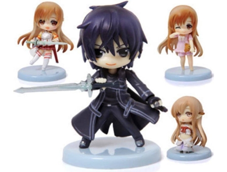 Set de Figuras OEM Sword Art Online (4 unidades - 6.5 cm)