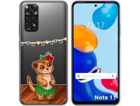 Carcasa Xiaomi Redmi Note 11 TUMUNDOSMARTPHONE Dibujos Transparente Suricata Multicolor