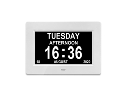 Reloj Digital Para Personas Con Demencia, Calendario, Reloj, Día Y Fecha, Pantalla Grande, Hora Y Fecha Claras Y Sin Abreviar.