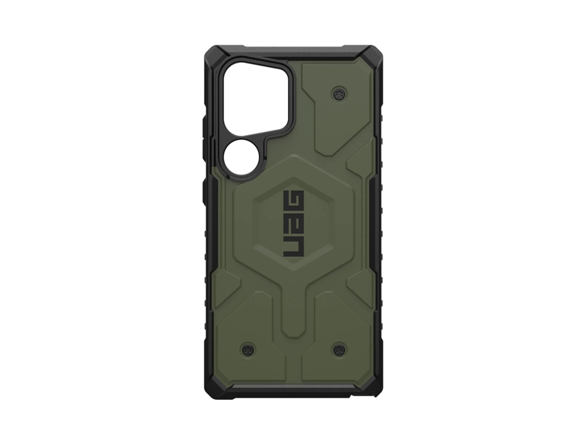 Funda Uag Pathfinder Magnet Olive Drab Teléfono Móvil para Samsung Galaxy S24 Ultra URBAN ARMOR GEAR Piel Sintética Verde