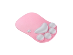 Reposamuñecas de silicona suave con diseño de pata de gato, alfombrilla ergonómica para ratón con cojín (27,5 x 19,8 x 2,3 cm)