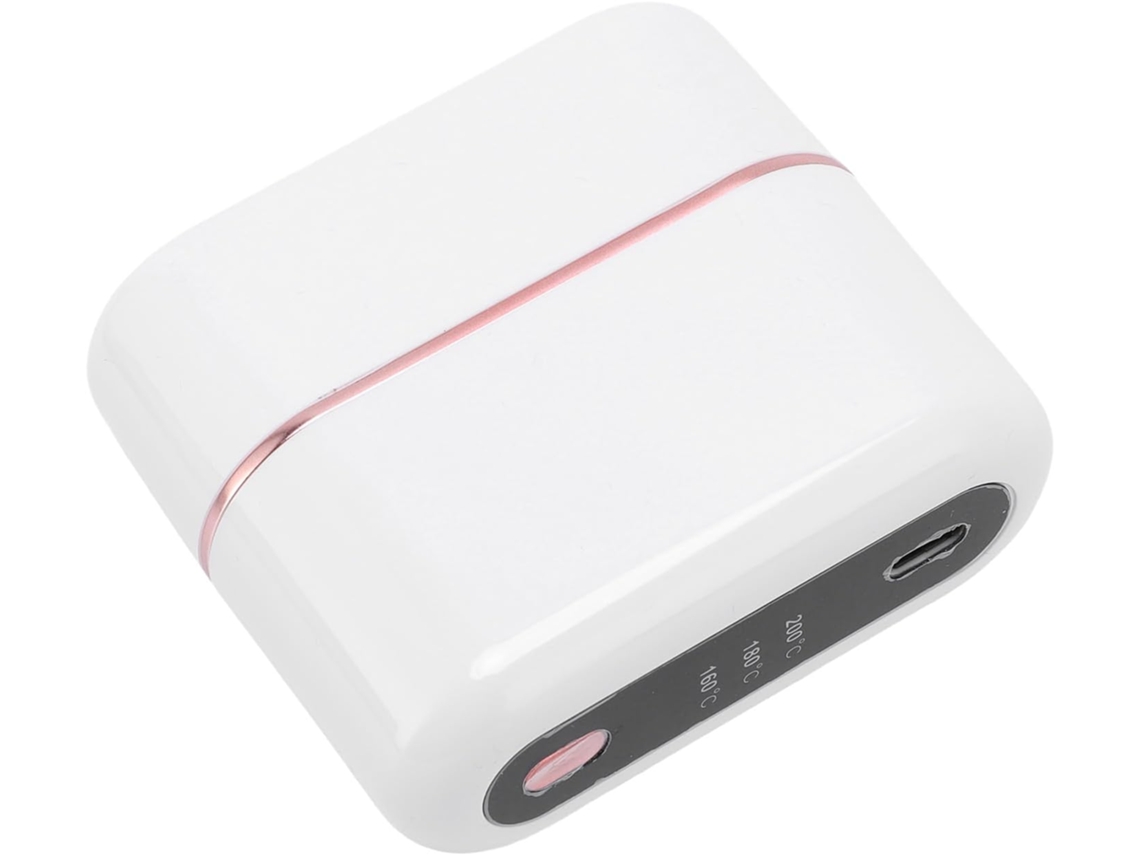 Mini Cepillo Alisador De Cabello Con Cable, Peine De Iones Negativos Con Batería Incorporada De 2000 Mah, Para
