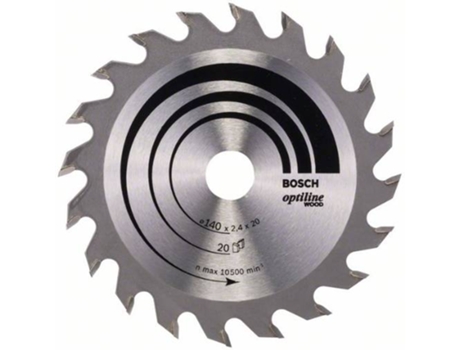 Disco de Sierra Circular BOSCH Optiline Madera 140x20/12.7x2.4 mm - 20