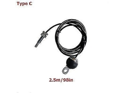 Cable de acero resistente para equipos de gimnasio en casa, 5 mm de diámetro, 2 m x 5 m.