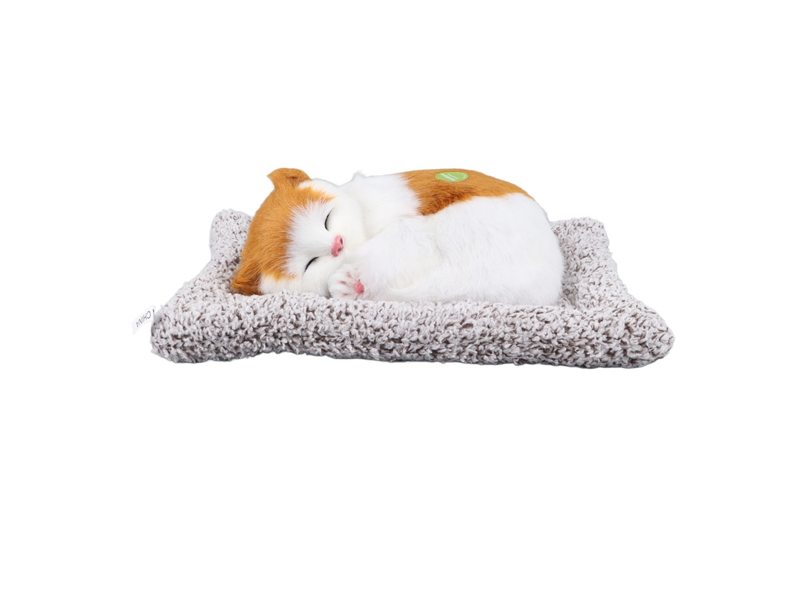 Decoración Con Forma De Gato Durmiendo, Con Sonido De Carbón De Bambú, Elimina El Mal Olor.