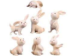 Juego De 7 Mini Adornos De Resina, Decoraciones En Miniatura Para Jardines, Bonsáis Y Micropaisajes.