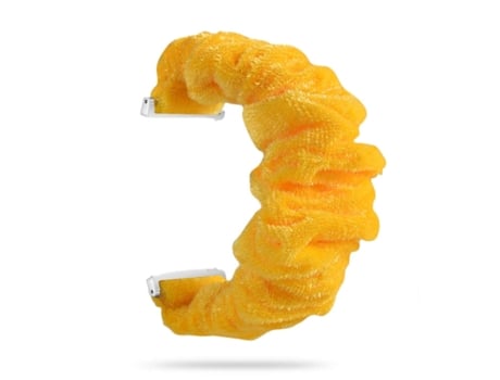 Correa Amazfit Bip U Pulsera Scrunchie Amarillo