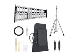 Kit de Glockenspiel de 30 notas con mazos Succebuy, soporte y almohadilla de práctica