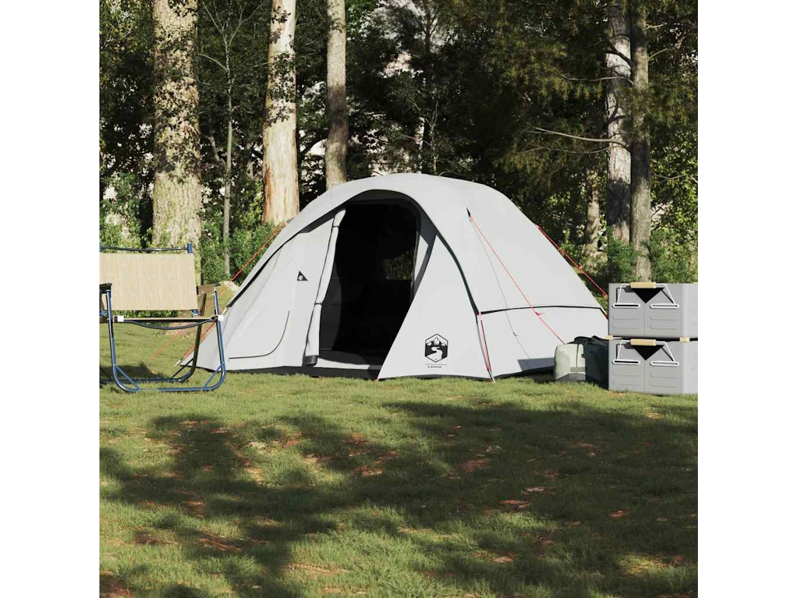 Tienda de campaña familiar tipo cabaña para 6 personas, opaca, impermeable, color blanco Wsd696554 Lovely Home