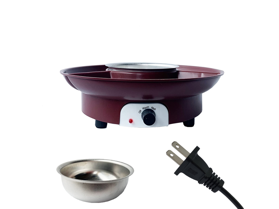 Máquina Eléctrica Para Fondue Aoresac Con 2 Tenedores, Bandeja Extraíble Y Modos De Calentamiento Y Fusión Para Chocolate, Queso Y Salsa.