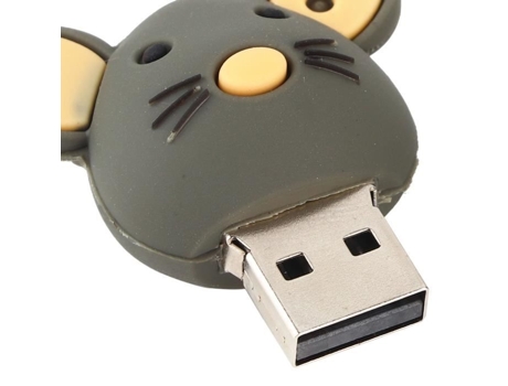 HURRISE Memoria USB Mouse Muñeca Estilo U Disco Portátil Gran Unidad de Almacenamiento para Computadora 32Gb 16Gb