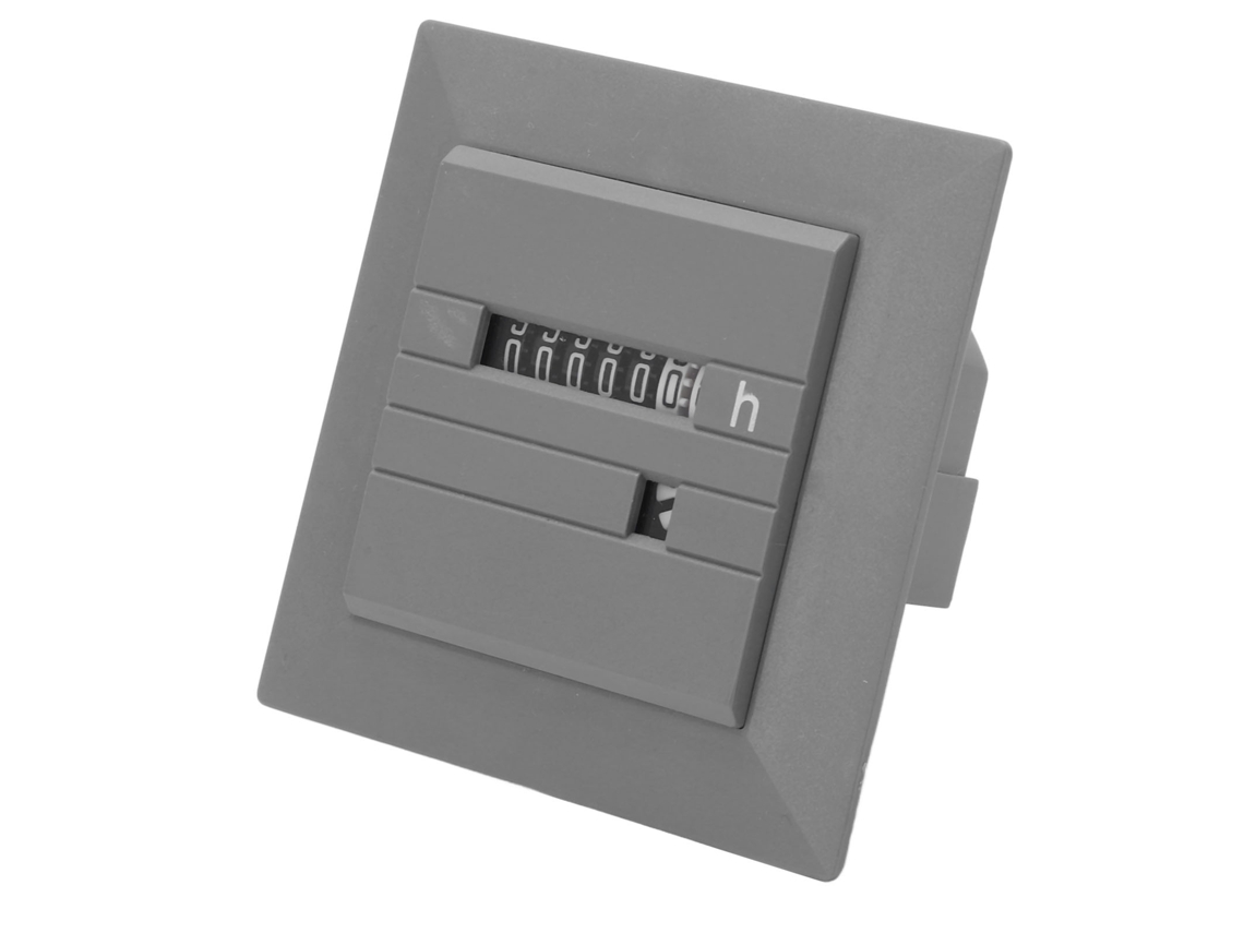 Contador de horas digital con pantalla y bloqueo fijo para uso industrial 220 V CA Cronómetro industrial