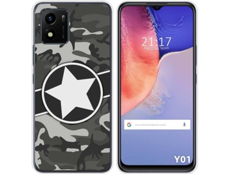 Carcasa Vivo Y01 TUMUNDOSMARTPHONE Dibujos Camuflaje 02 Multicolor