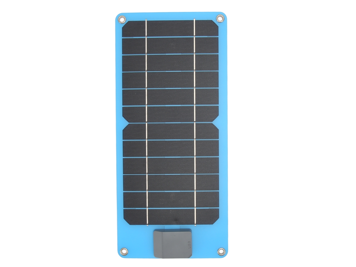 Cargador Usb Para Panel Solar De 5v 6w, Mini Silicio Monocristalino, Resistente Al Agua Ip67, Color Azul, Gkm320 145bl