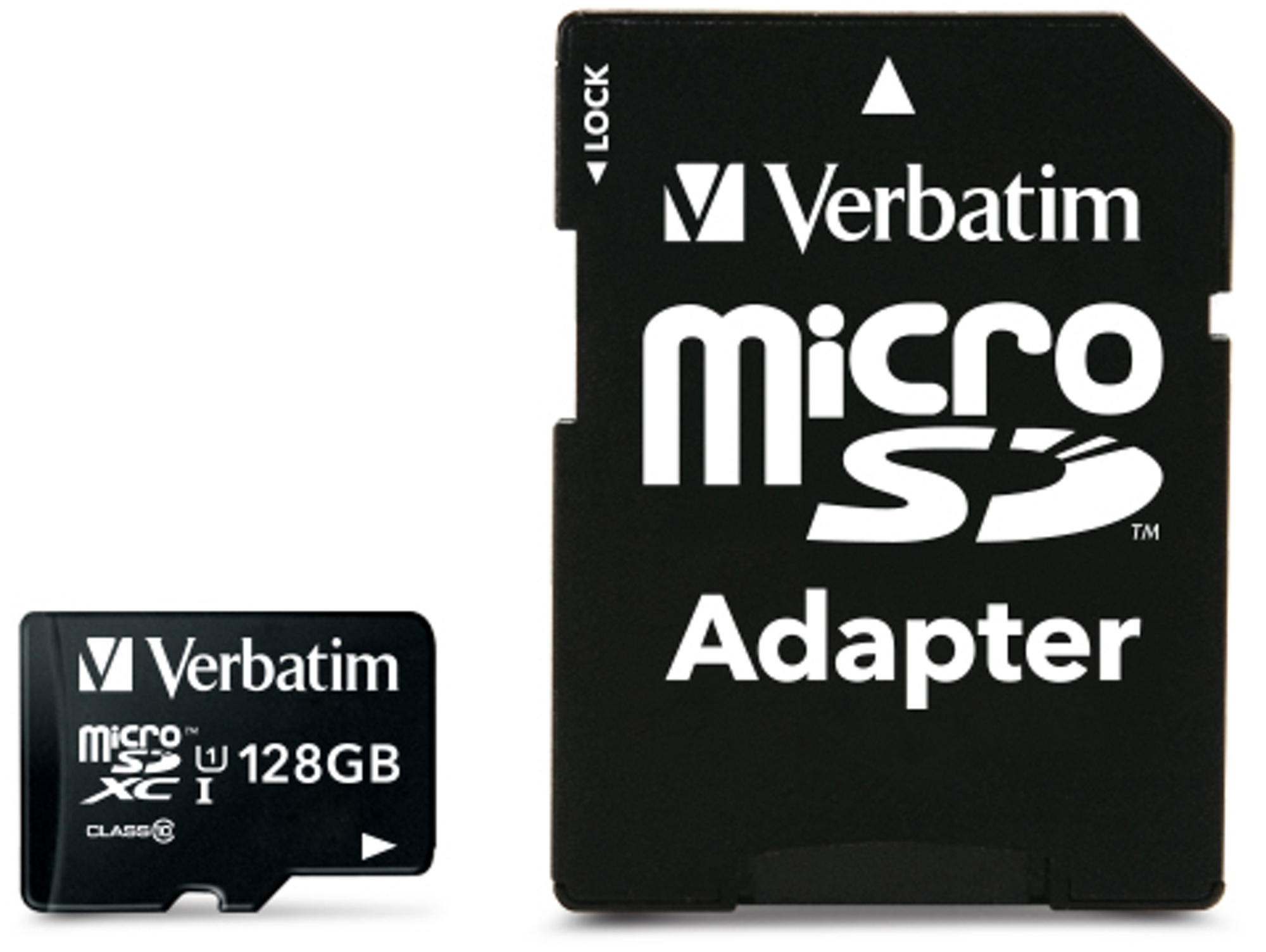 Tarjeta de Memoria VERBATIM Premium 128GB con adaptador