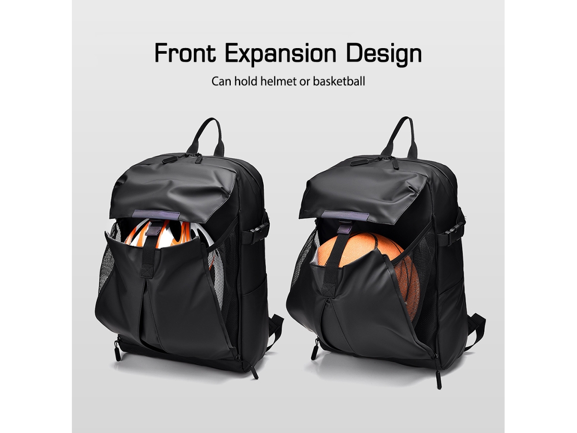 Rebe-mochila Impermeable Deportiva Para Baloncesto Fútbol Con Compartimento Para Pelota Y Portátil Grande Capacidad
