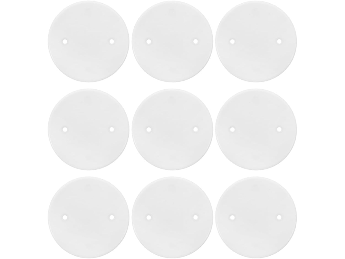 25 Placas De Techo Octogonales Blancas, Piezas De Cubierta De Agujeros, Protección Para